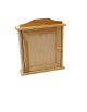 drewniana szafka na klucze zamknięta