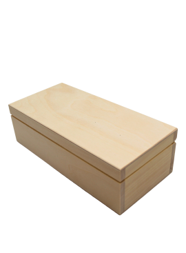 drewniane pudełko, kasetka 24 cm