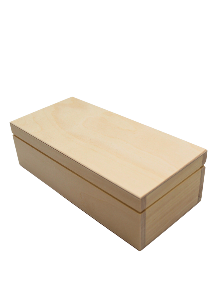 drewniane pudełko, kasetka 24 cm