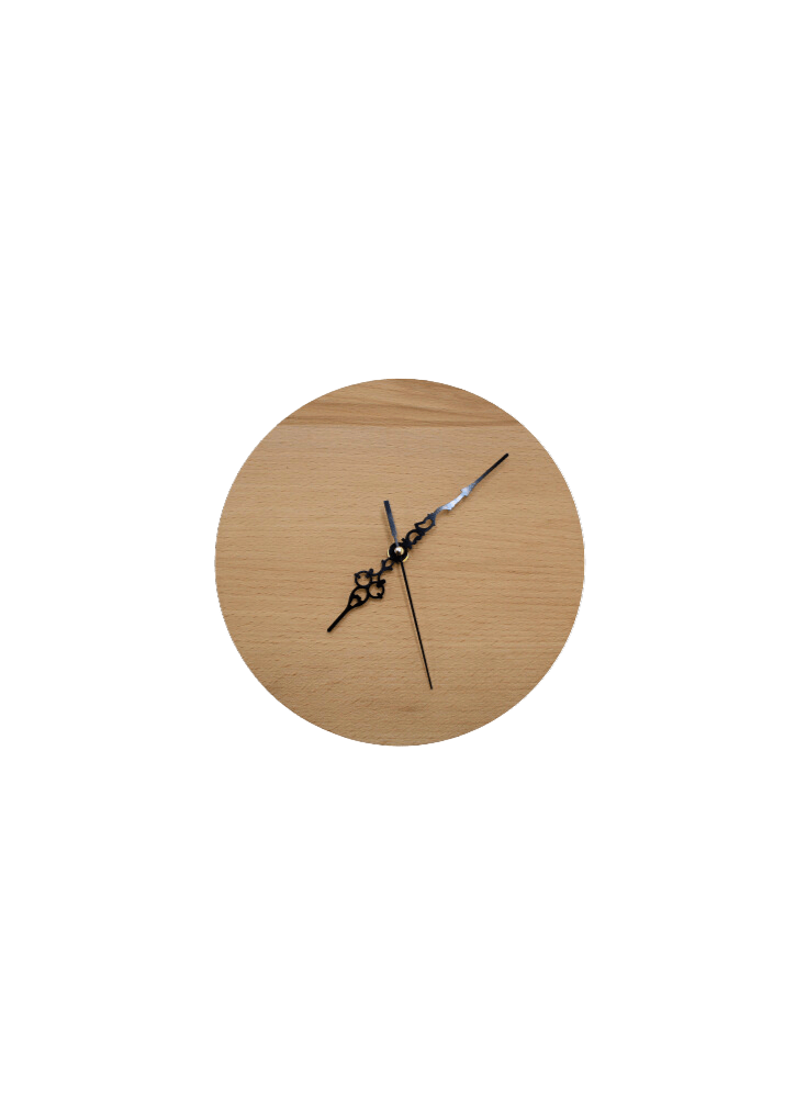 Zegar z drewna okrągły