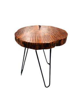 stolik z pnia drewna
