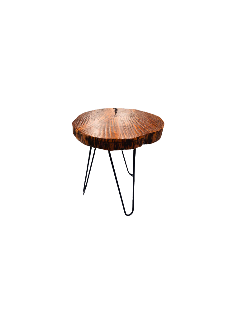 stolik z pnia drewna