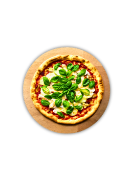 pizza na desce obrotowej